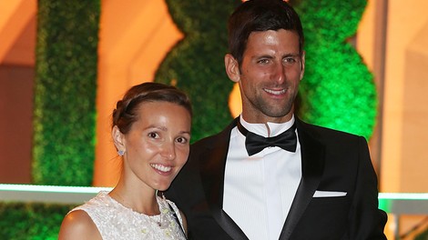 Zakonca Novak in Jelena Đoković